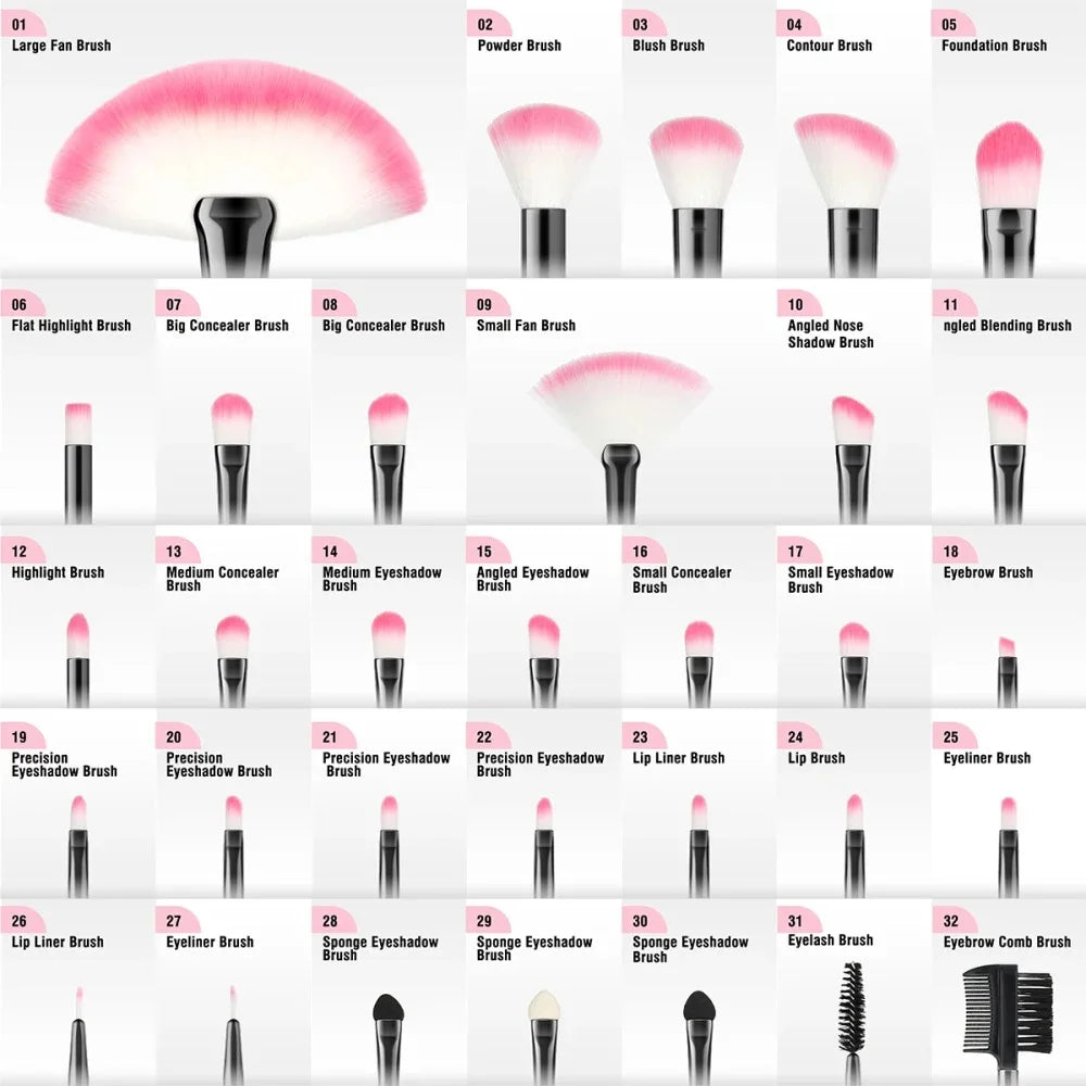 Makeup Brushes Set