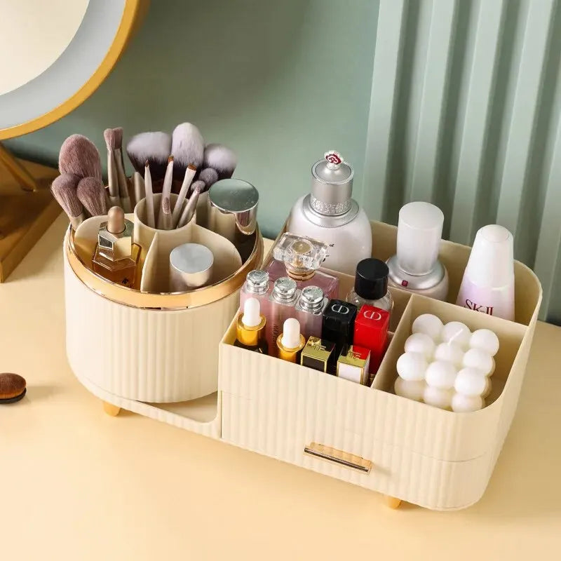 Rotatable Makeup Storage Box